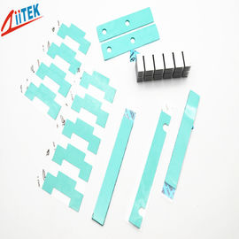 High Conductivity Silicone Thermal Gap Pad 3.0W/Mk Light Green  Gap Filler For LED Controller 35 Shore 00