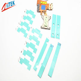 High Conductivity Silicone Thermal Gap Pad 3.0W/Mk Light Green  Gap Filler For LED Controller 35 Shore 00