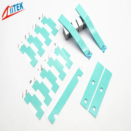 High Conductivity Silicone Thermal Gap Pad 3.0W/Mk Light Green  Gap Filler For LED Controller 35 Shore 00