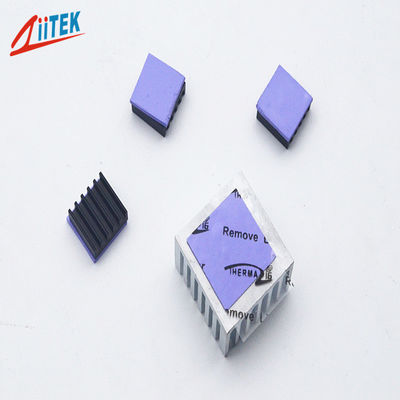 L'alta superficie di viscosità realizza il PWB della guarnizione/CPU/cuscinetto conduttivo termico viola piombo -50 del silicone 2W a 200℃