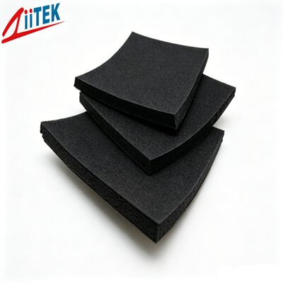 Materiale schiumogeno in silicone nero resistente alle alte temperature per apparecchiature di comunicazione