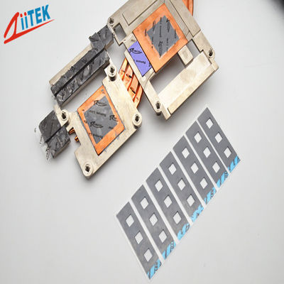 Durezza del dissipatore di calore del CPU 2.5W/MK 25 Shore 00 Cuscinetto termicamente conduttivo per componenti elettronici