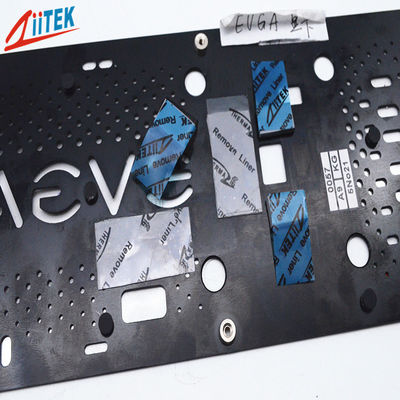 Pad termico per computer portatili a batteria a LED 2W 1.5mm Silicone Temali Pad conduttivi per raffreddamento GPU CPU