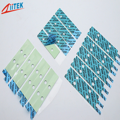 Conducibilità termica altamente efficiente 1,2 W/MK 100x100mm silicone cuscine